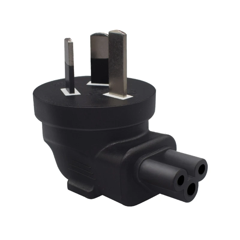 

Black Power Adapter AU to IEC C5 Power Plug Adapter Reversible for PC