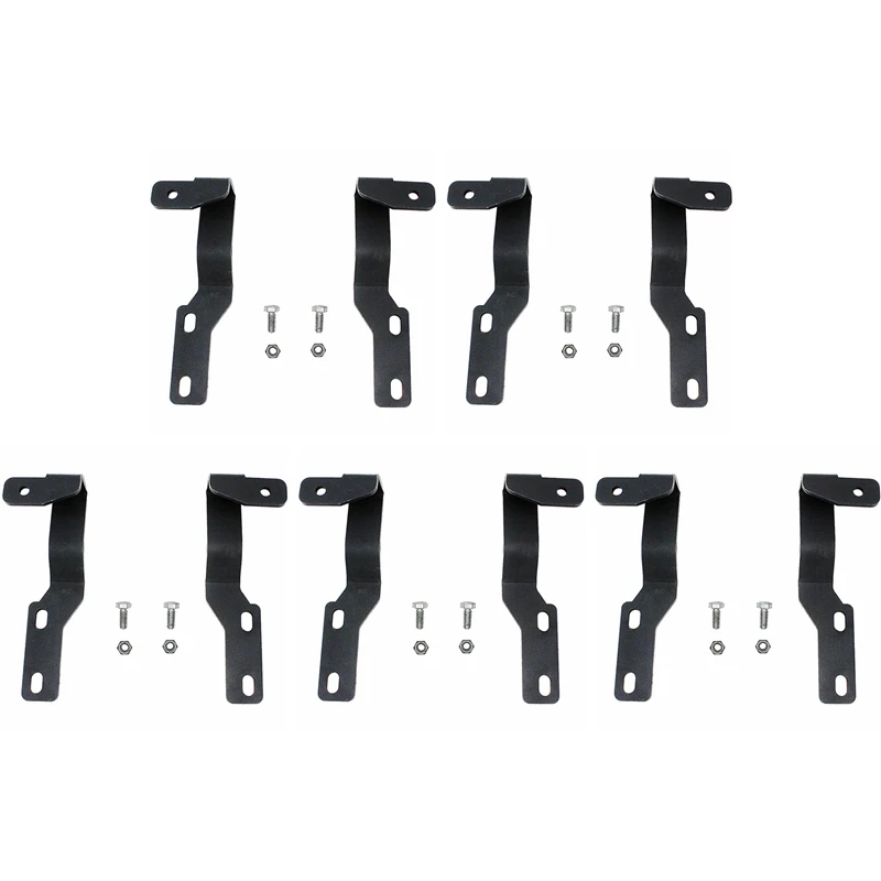 2X Led Light Pod Metal Hood Mount Staffa Kit/Ditch Hood Light Staffe Per Toyota Tacoma 2005-2015