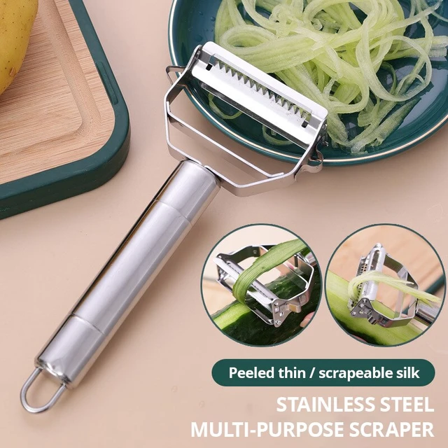 1 Pc Stainless Steel Carrot Potato Fruit Vegetable Peeler Grater Kitchen  Tool