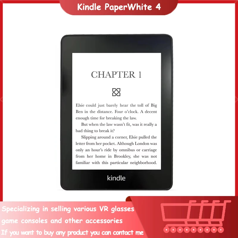 In stock KPW4 Kindle Paperwhite 4 Ereader 6-inch E-ink Touch Screen with Backlight Reading Light Kindle E-reader 300ppi 8GB 32GB