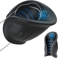 Penis-Trainingsvibrator, Eicheltrainer, Stimulator, männlicher Masturbator mit 10-Gang-Vibrationsverzögerung, Ausdauer, Sexspielzeug für Männer und Erwachsene