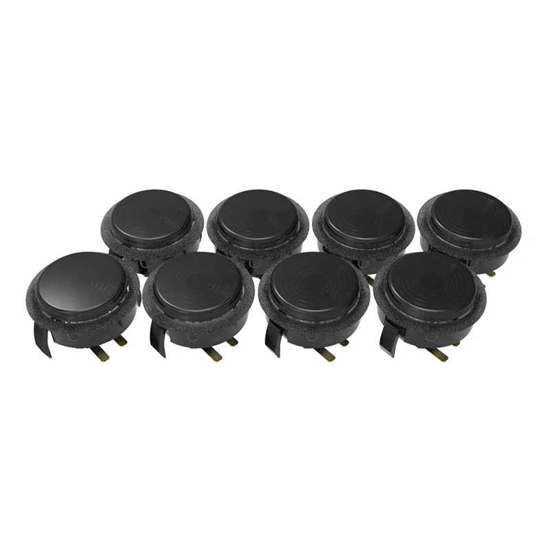 8pcs Punk Workshop 30mm Mechanical Buttons PushButton with Cherry MX Switches Cherry MX RGB Switches for Hitbox Arcade Cabinets h7ja 10pcs 3 pin mechanical keyboard switch waterproof blue replace for gateron cherry mx