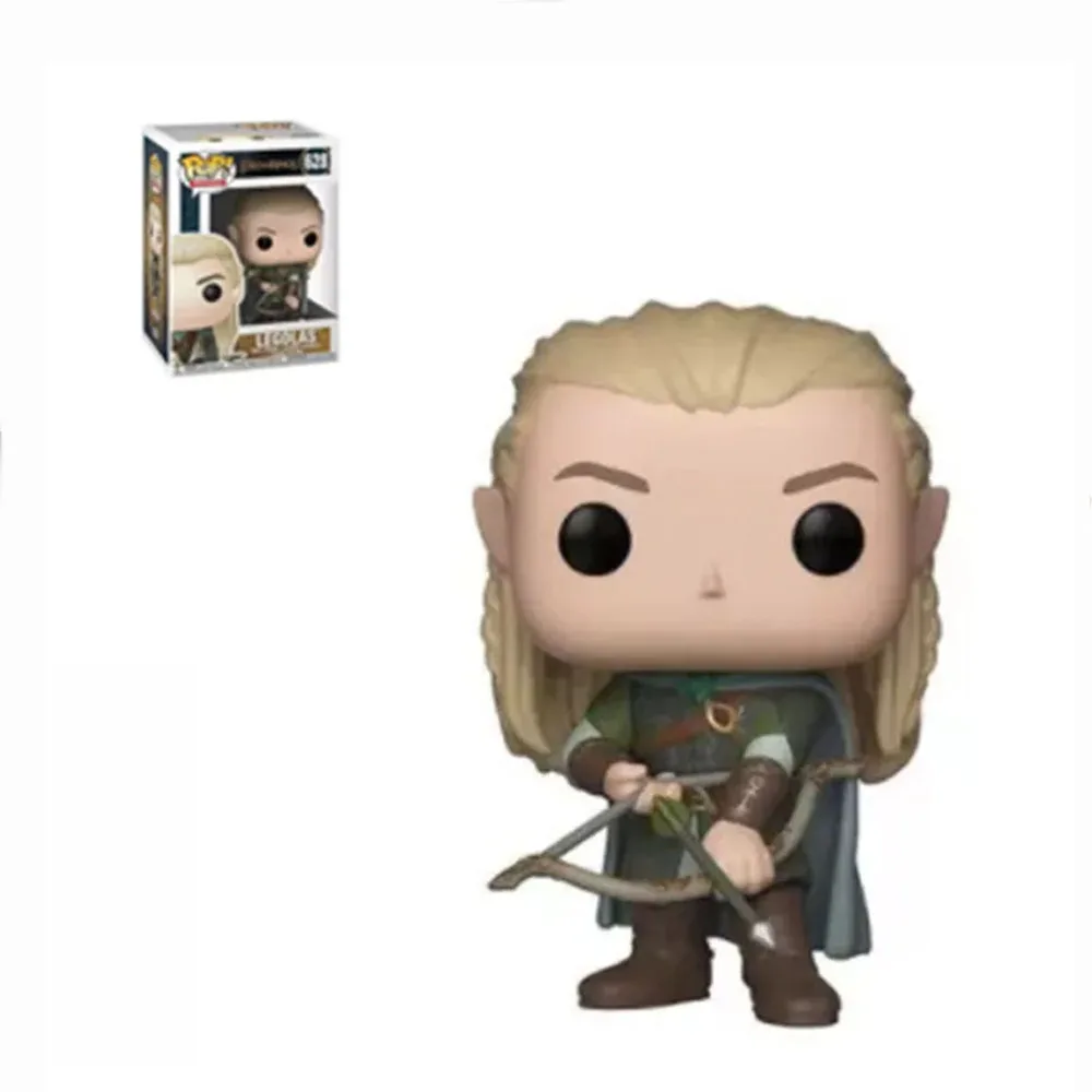 Funko Pop Filmes Hobbit Bilbo Baggins # 12 Gandalf # 13 # 45 Legolas Folha Verde # 46 figuras de ação de vinil bonecas brinquedos presente para crianças
