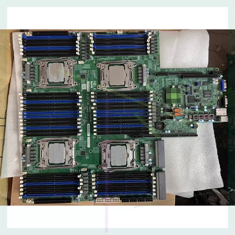 For Supermicro Four way Server Motherboard E54600V3 V4 Rev Version 1 01 X10QRH