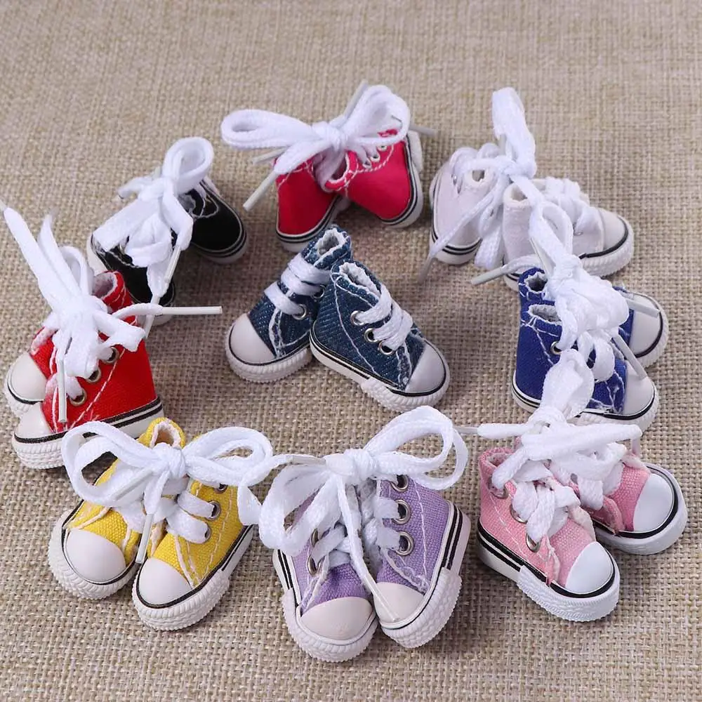 Dolls Accessories Casual Shoes Mini Shoes 3.5CM Sneakers Shoes Doll Canvas Shoes Blyth Shoes Doll Shoes BJD Dolls Shoes