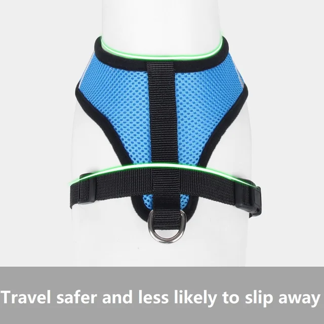 Cat Leash and Harness Cat Tent Kitten Harness Strap for Cats Neck Belt Anti Escape Pets Vest Harness Dog Neck Belt MBD01 5