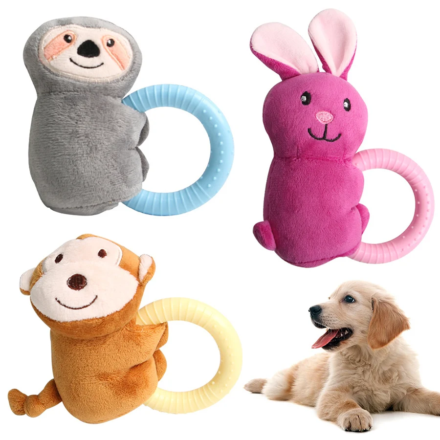 1 pack of pet toys, chew to relieve boredom, bite resistant golden fur, plush dog supplies