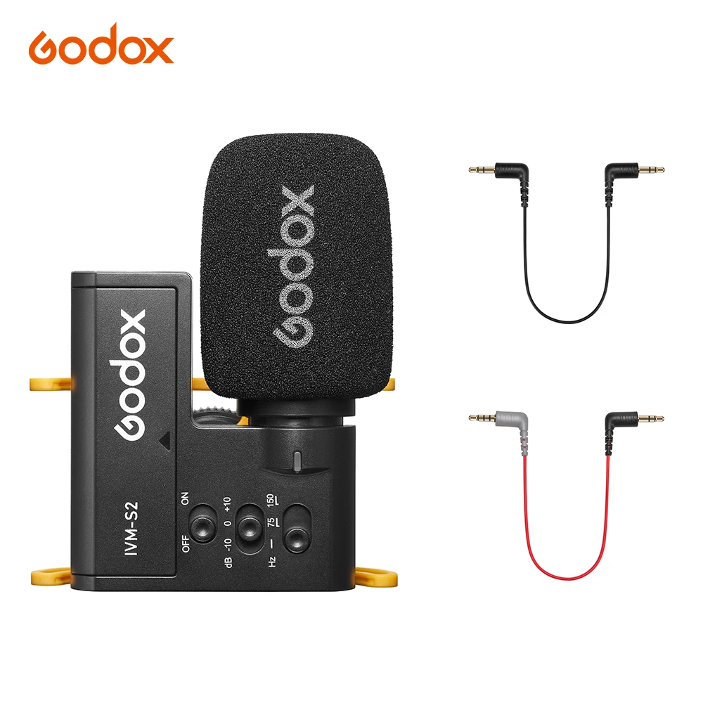 GODOX IVM-S2 Compact Professional Cardioid Microphone for Mobile & Camera Recording