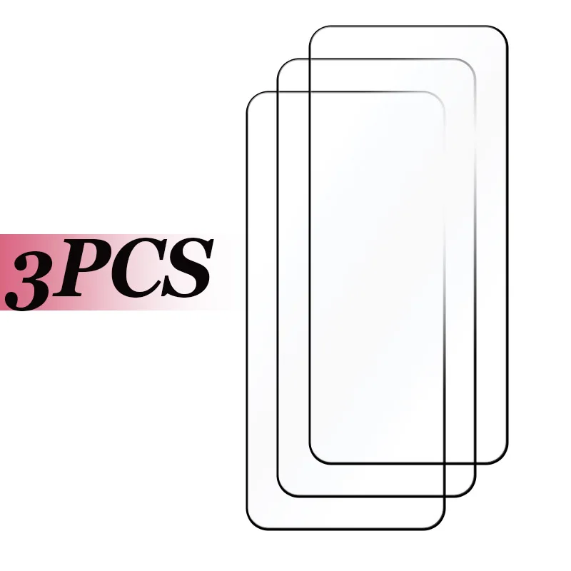 Ultra Clear Anti-Scratch Screen Protector: Premium Tempered Glass Film (3 Pack)