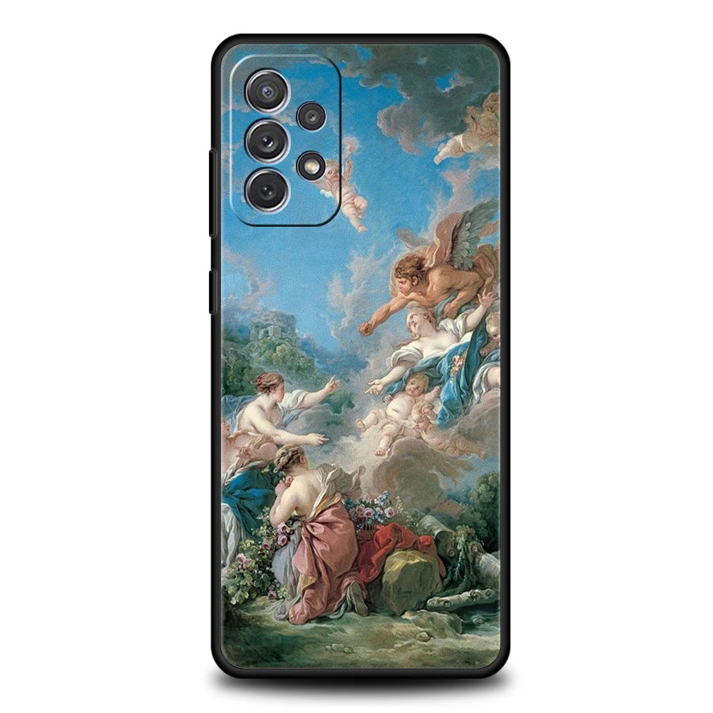 Elegant Classical Art Phone Case - Soft Shell Design