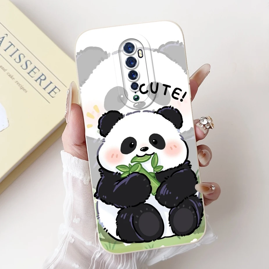 Cute Panda Cartoon Soft Silicone Phone Case - Durable Bumper Cover