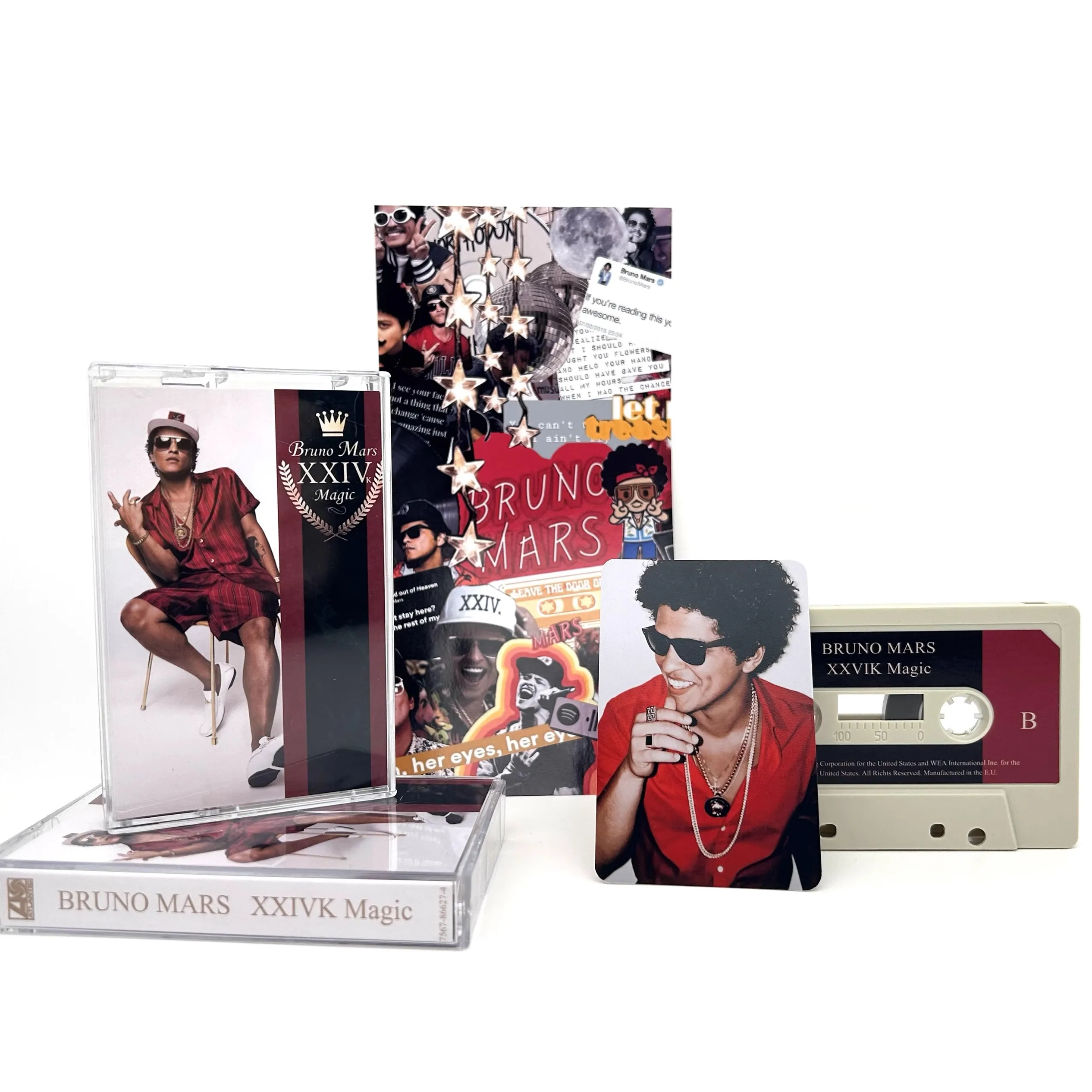 R&B Bruno Mars Music Tape 24K Magic Album That's What I Like
