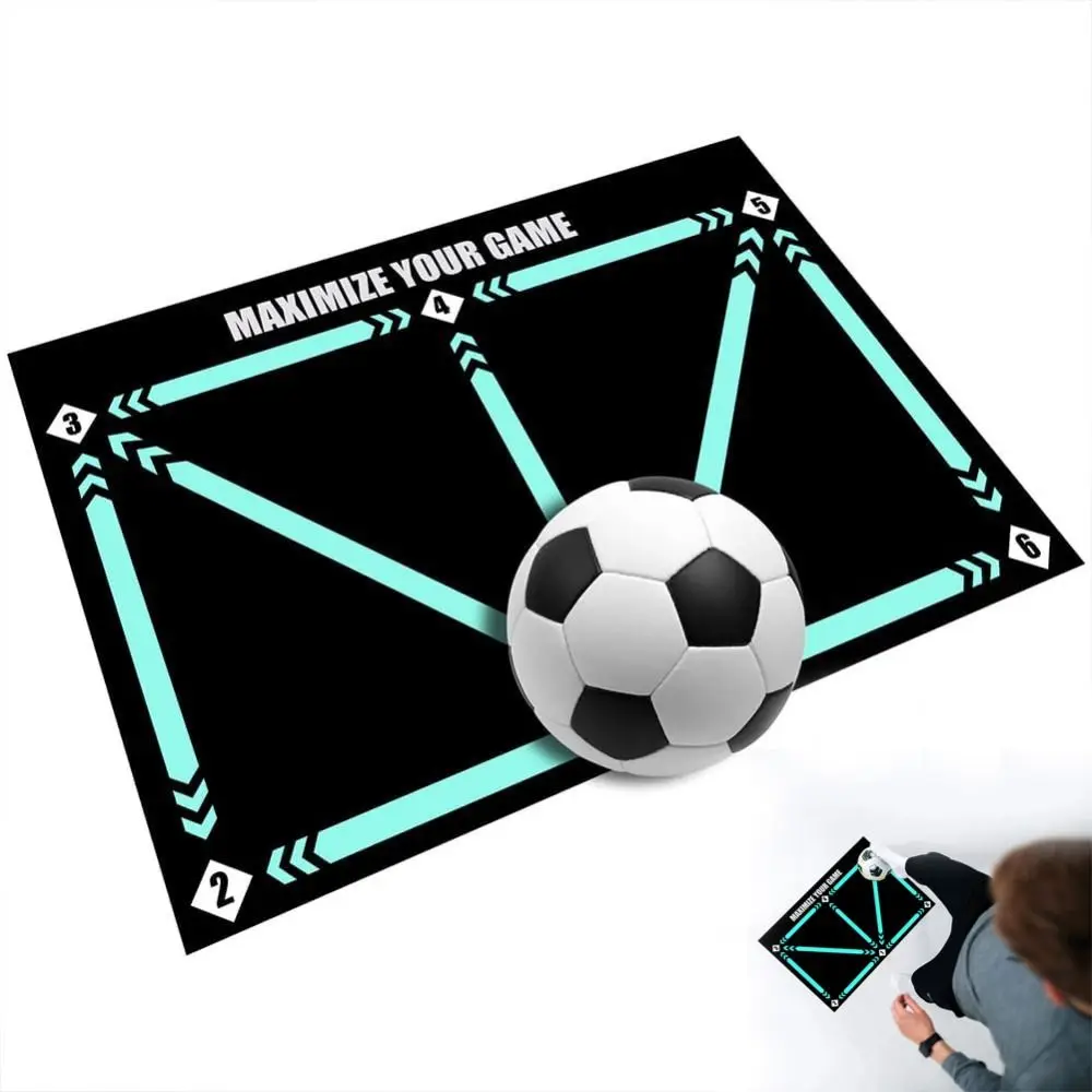 

Enhance ball control skills Soccer Training Mat Increase Your Arch Control Improving Balance Rubber Non Slip Exercise Mat PVC