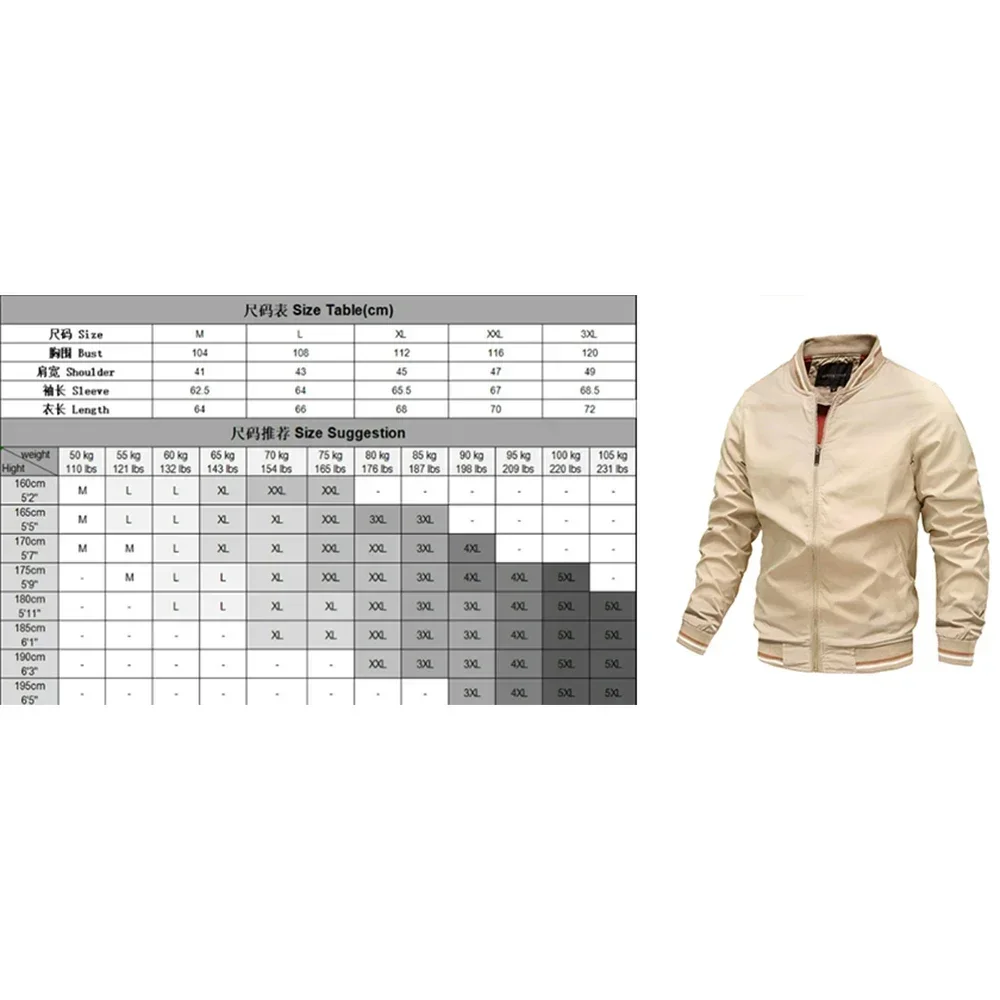 Spring Autumn Golf Men's Jacket Bomber Casual Windbreaker Jacket Coat High Quality Outwear Zipper Stand Collar Military