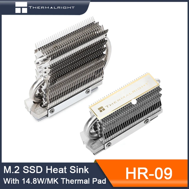 Moyic Disipador de calefacción de disco duro de refrigeración de estado  sólido con radiador de ventilador 6010, disipador de calor de Electrónica  Moyic