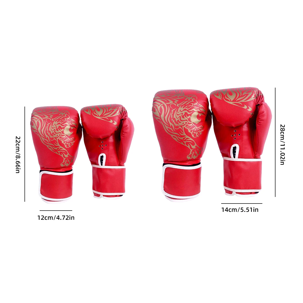Thickened Adult Boxing Gloves – Professional Thai, Taekwondo, Training Gloves 2