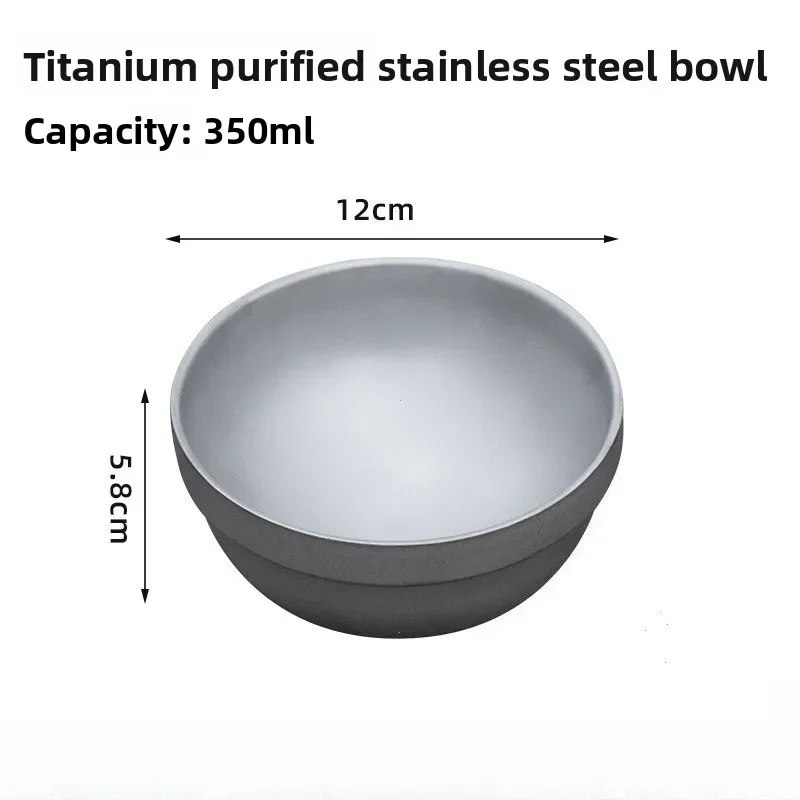 Titanium Camping Bowl 4