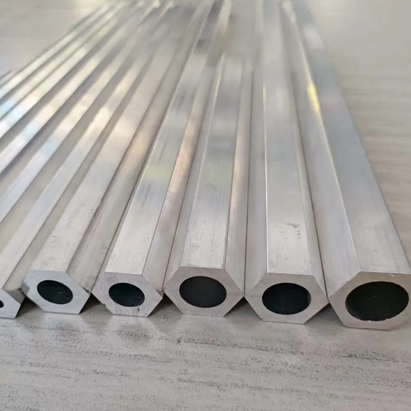 Aluminium tube 6063 AL hexagonal tubing hollow hexagonal rod bar all sizes DIY
