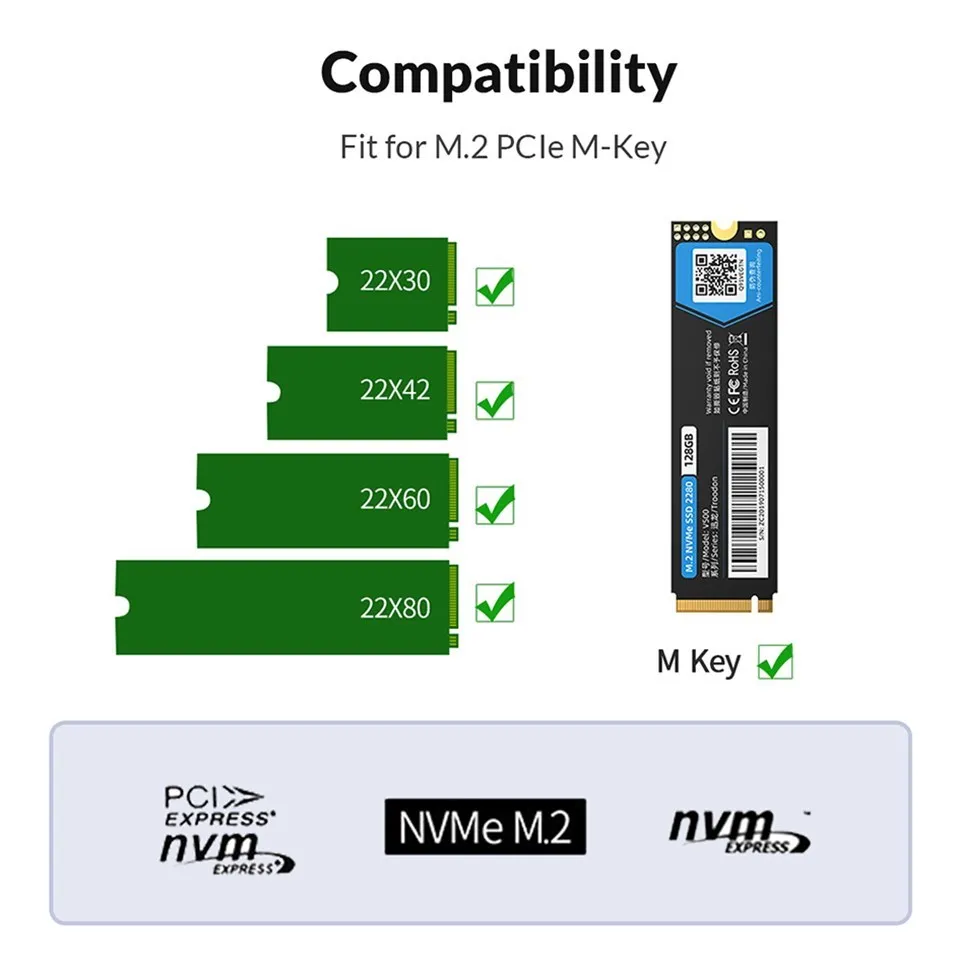 Yottamaster-M.2 nvme ssdデュプリケーター、デュアルベイドッキング