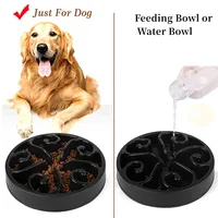 Pet Dog Slow Feeder Bowl Fun Non Slip Anti-Gulping Slower Food Feeding Dishes Eco Dog Bowl for Large Medium Small Dogs Puppy 2