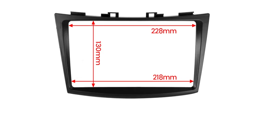 9 Zoll Autoradio-Blende Rahmen für Suzuki Swift 2011–2015 2Din DVD Stereo Panel Montage Installation Dash Kit Rahmen Adapter Lünette – Detail 7