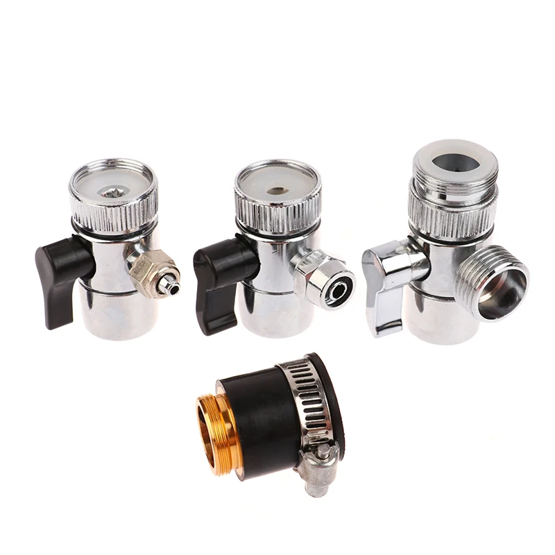 

Alloy Faucet Fittings Diverter Pipe Single-cut Valve Switching Adapter Tube Connector Water Purifier Water Filter Accessories