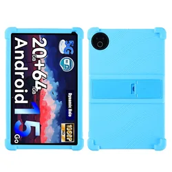 Shockproof 10 - Inch Tablet Case with Adjustable Stand and Silicone Cover for Laptok KB1001 10inch (Skyblue)