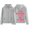 Gracie Abrams 2024 I Miss You I'm Sorry Zip Up  Hoodie Coat Gracie Abrams Zipper Graphic Men Women Sweatshirt Y2K Clothes 3