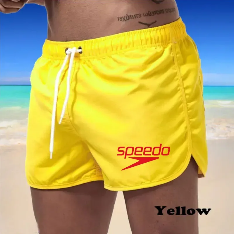 2025 Summer New Men's Sexy Swimwear Men Swimming Shorts Male Briefs Beach Shorts Sports Suits Surf Board Shorts Men Swim Trunks 6