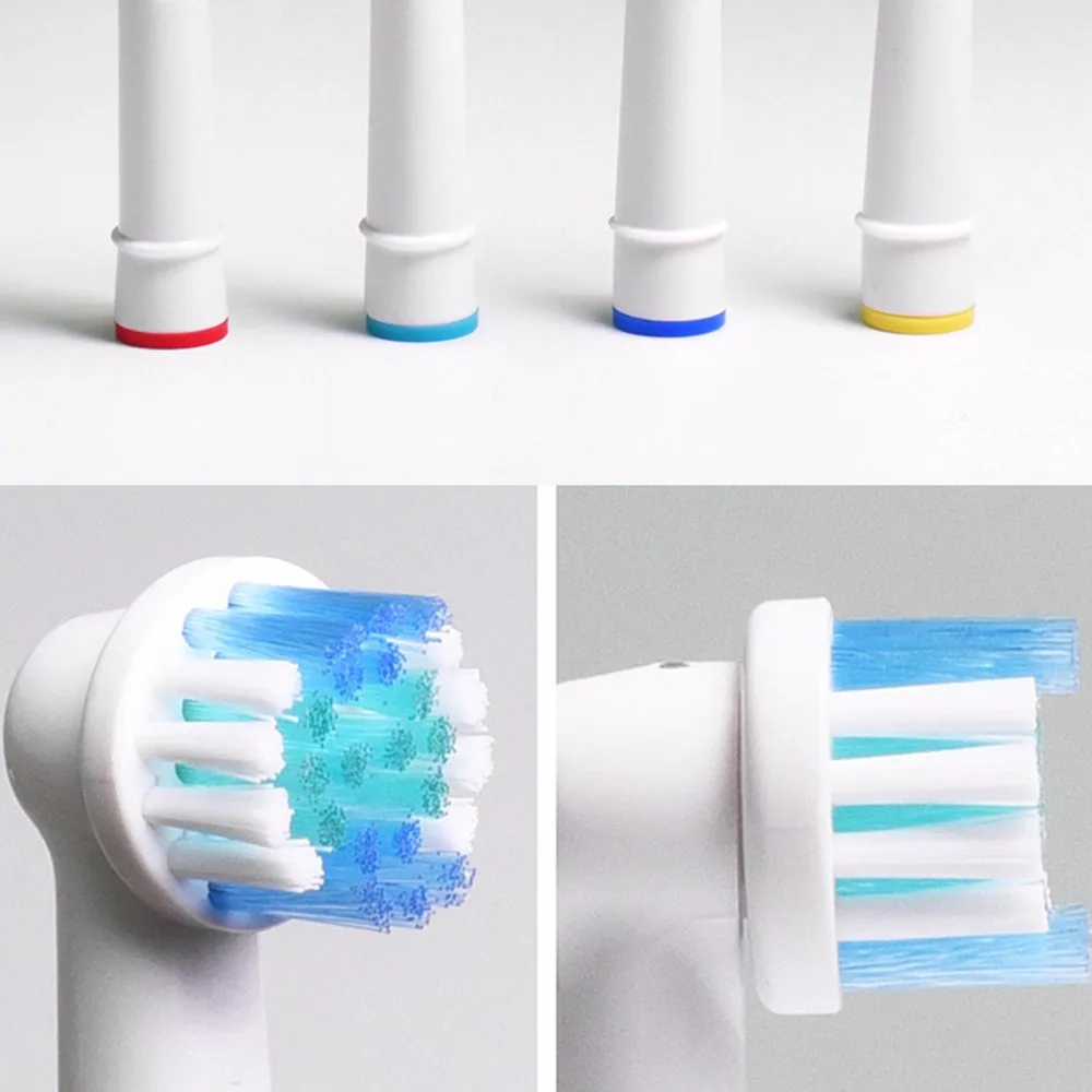 4 Pcs Replacement Electric Toothbrush Heads Professional Compatible for SB-17A Effectively Remove Plaque Teeth Cleaning