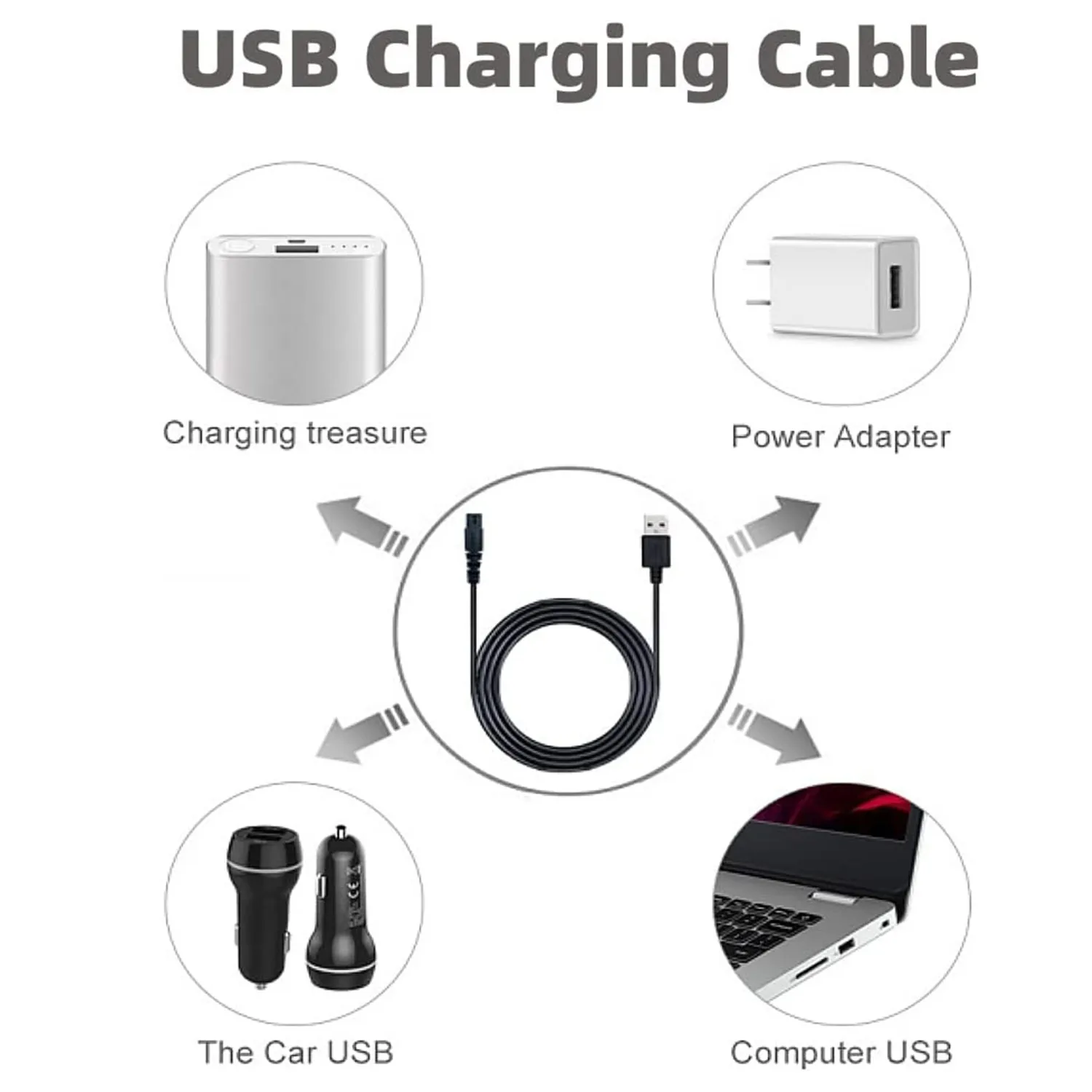 Aquasonic 충전기 코드, H2ofloss, INSMART, B. Weiss, Uokmor, Nicwell F5025 워터 플로서, 무선 워터 플로서 충전기