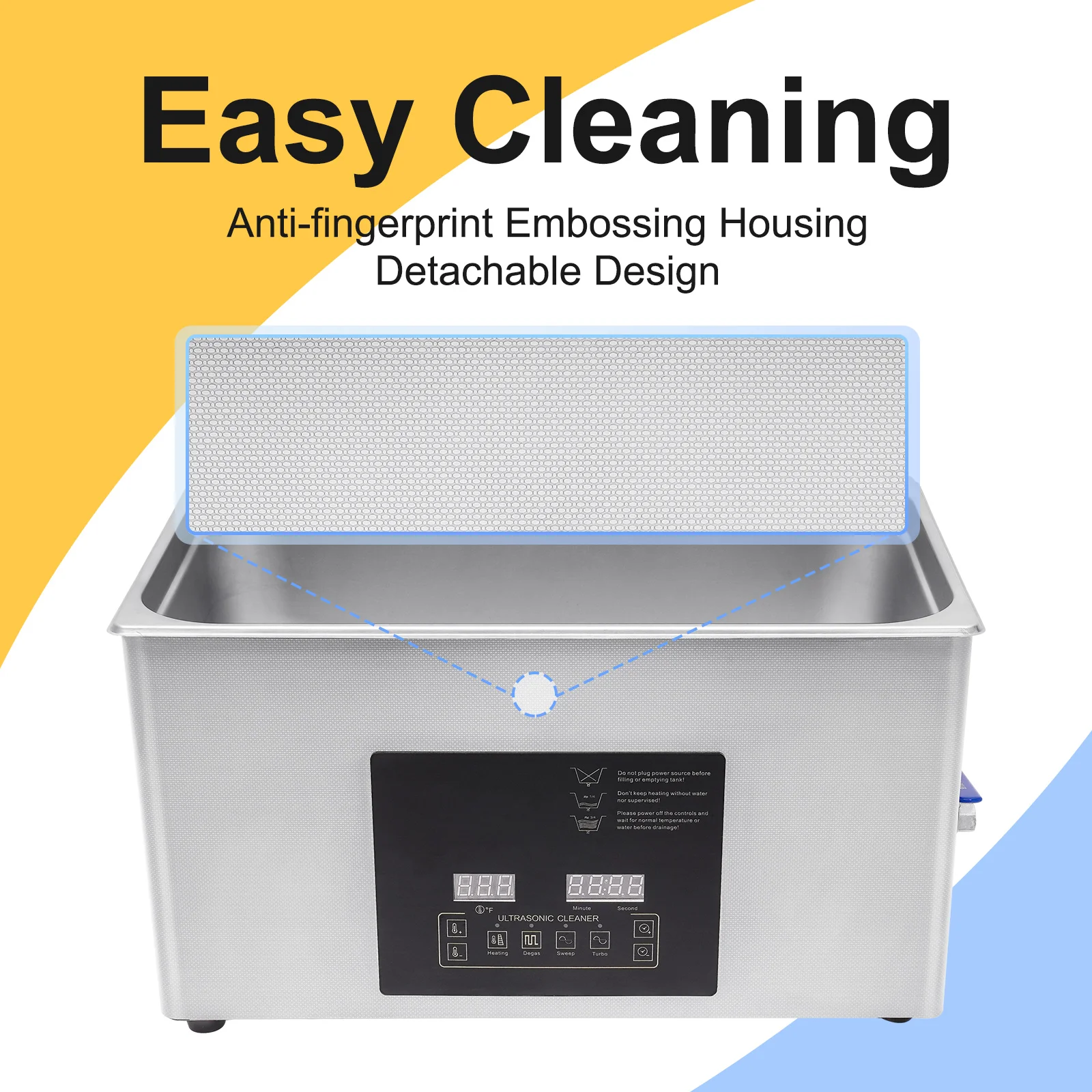 1022LUltrasonicCleaner28KHz40KHzDualFrequencyDigitalCleaning