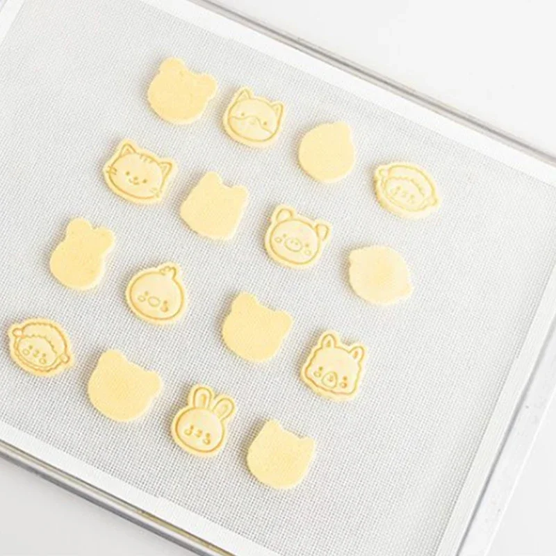 Cookie Silicone Pad Mat Bakeware Mat Silicone Oven Heat Insulation Pad Cookies Mats Baking Liner Non-stick Thick Kitchen Tools