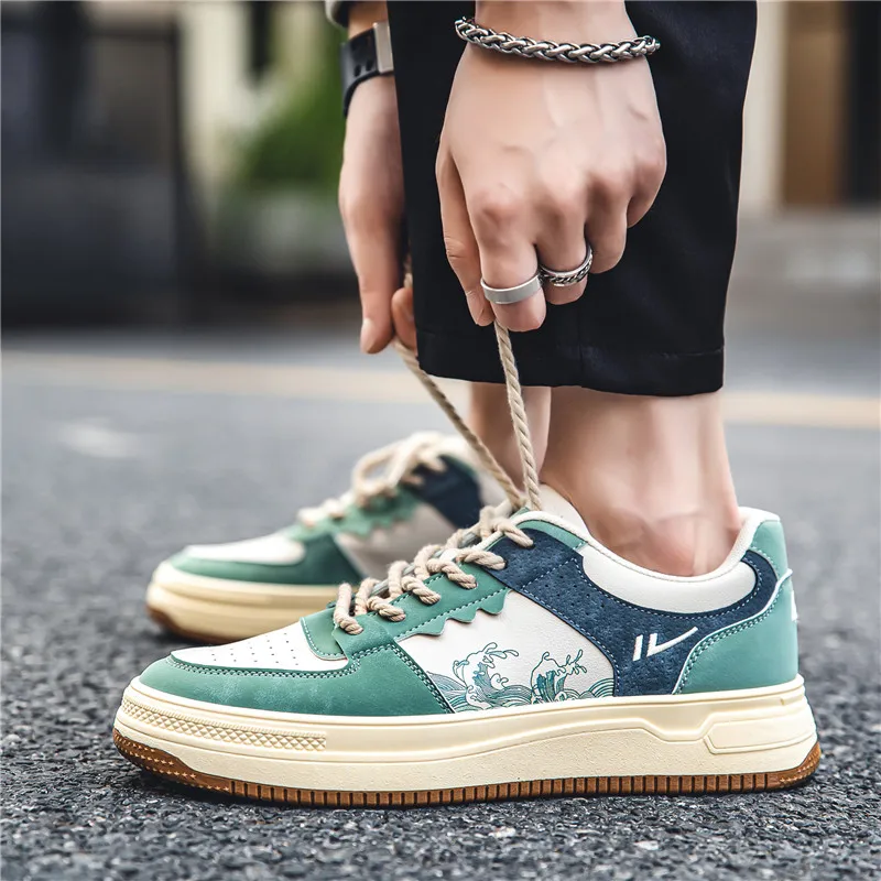 Men Skateboarding Shoes Canvas Comfortable Vulcanized Shoes All-match Men Casual Sneakers Fashion Student Shoes Male 6