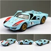 1:32 1966 Ford GT40 Alloy Sports Car Model Diecast Metal Toy Track Racing Car Vehicles Model Simulation Collection Children Gift 3