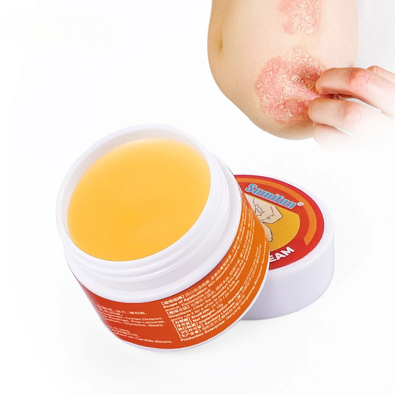 Psoriasis Cream Dermatitis Eczematoid Ointment Antibacterial Anti Itching Rash Urticaria Plaster Skin Care Cream medical 10g