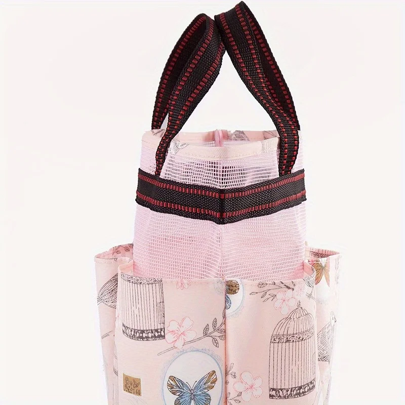 Large Capacity Multifunctional Makeup Bag,Fashionable Printed Handbag,Portable Toiletries Storage Bag,Travel Swimming Shower Bag