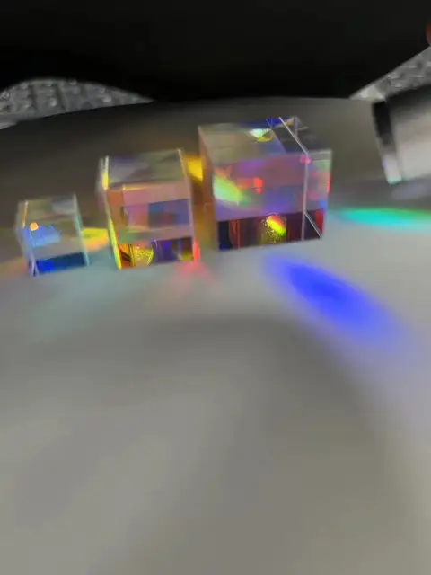 20pcs 20X20X17mm Cross Dichroic Prism RGB Combiner&amp;Splitter X-cube Glass Prism E