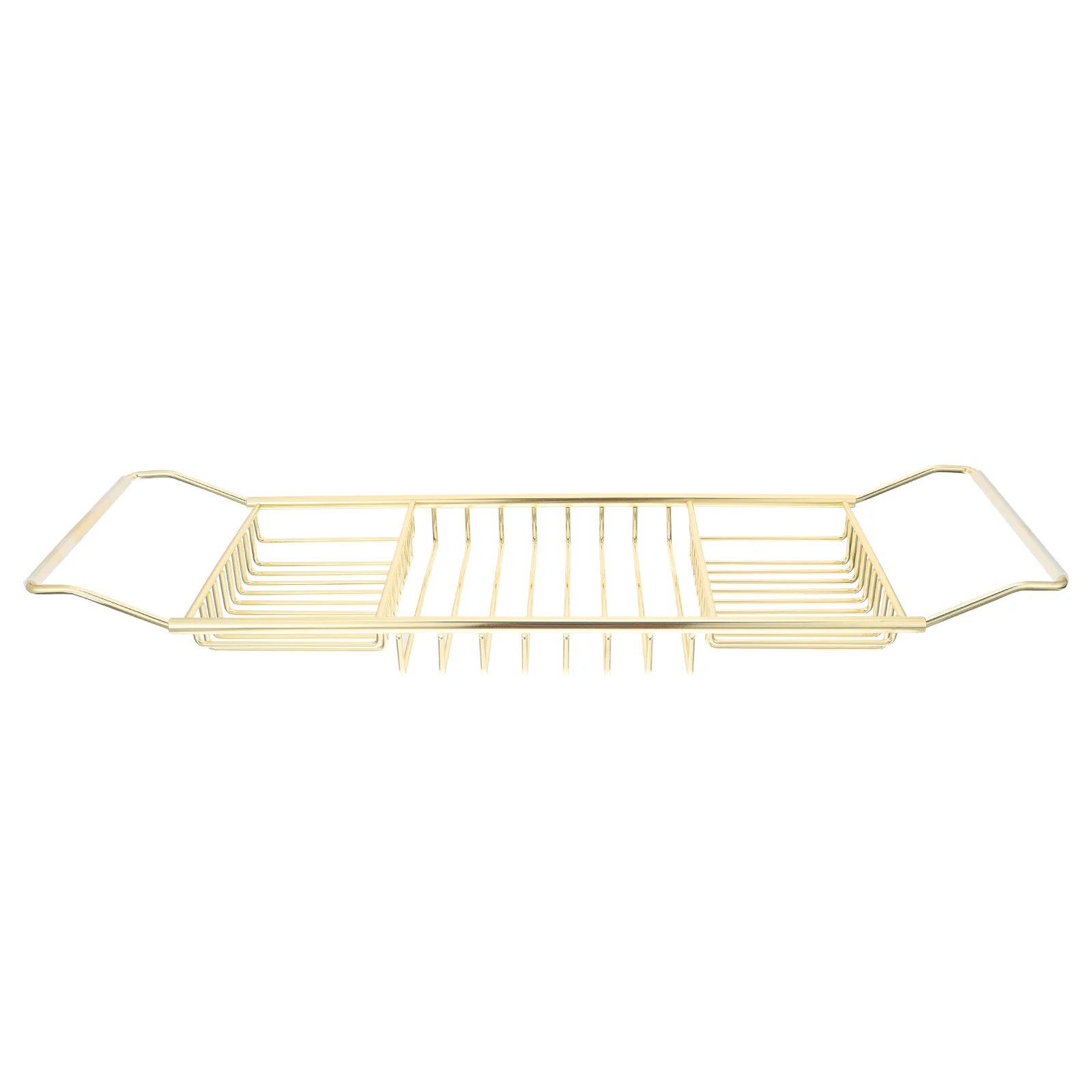 

Bathtub Tray Stainless Steel Anti-Slip Rack Over Bath Tub Racks Shower Organizer Expandable Bath Tray Phone Book Holder