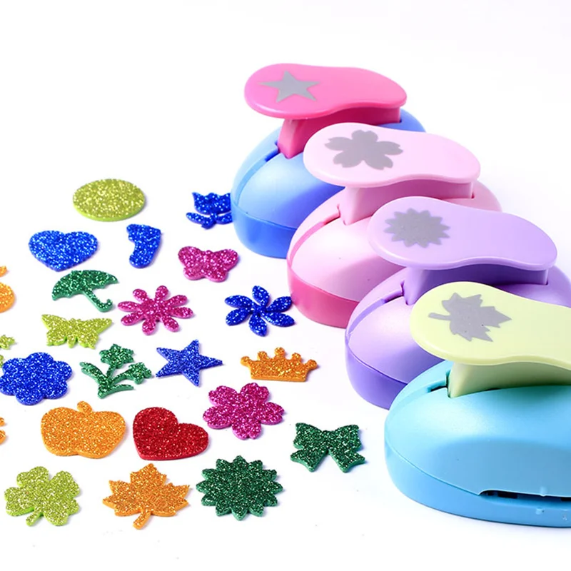 Frcolor 12pcs Paper Hole Punch for Crafts Scrapbooking Paper Puncher for  Kids Crafting DIY Projects