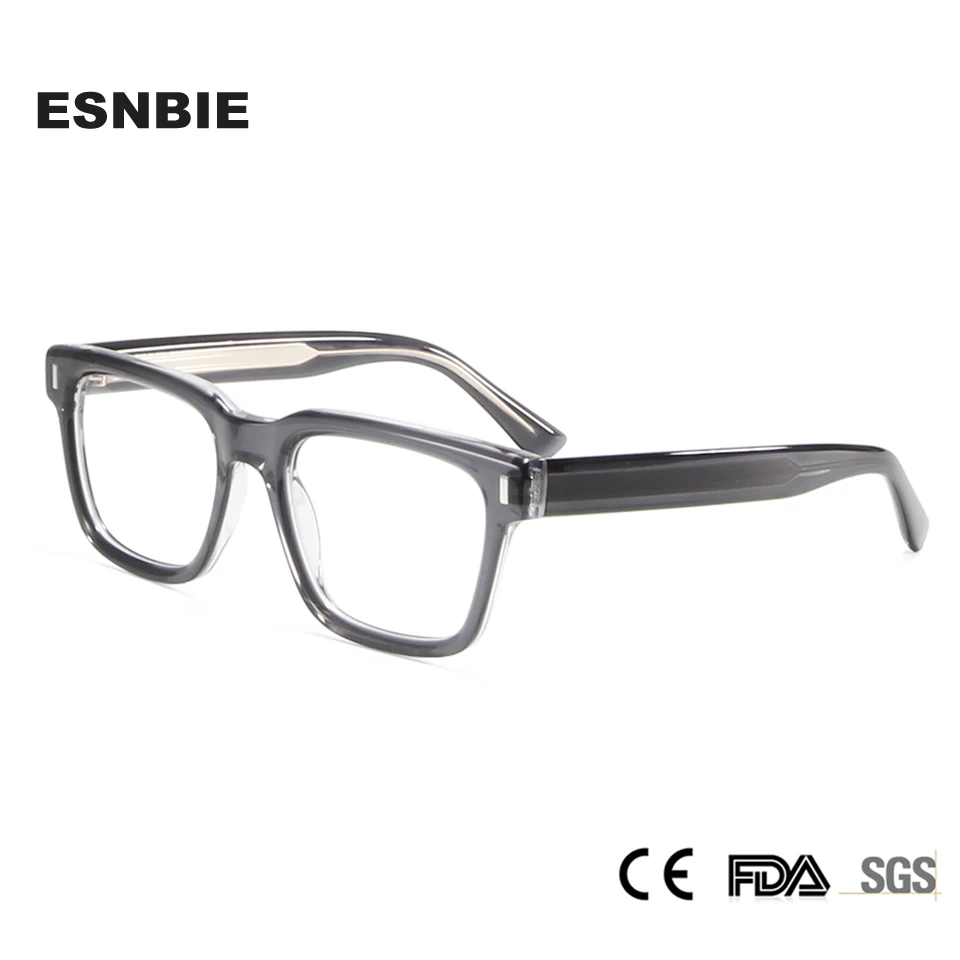 Occhiali Da Vista Quadrati Firmati Di Marca Per Uomo Montatura In Acetato Di Alta Qualità Montature Per Occhiali Da Vista Donna Vintage Oculos De Grau