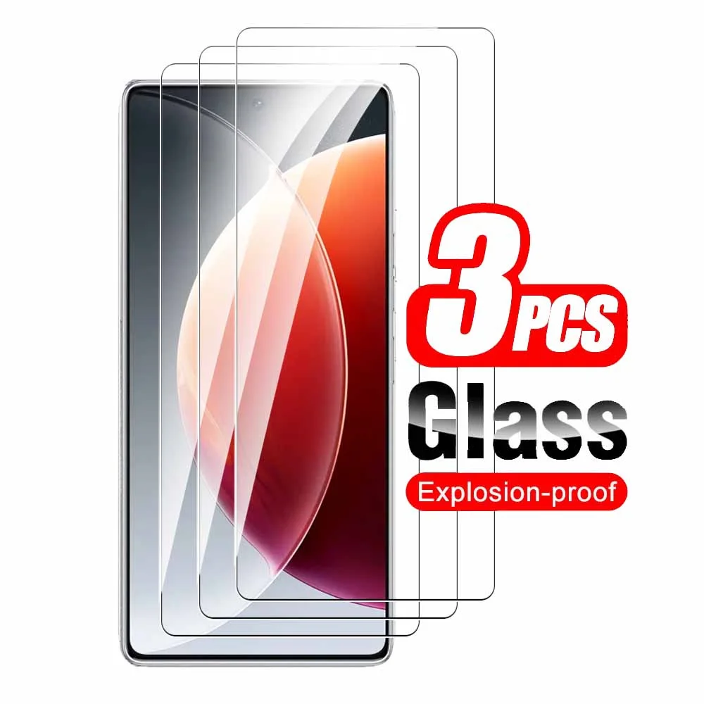 

For Tecno Camon 30 Premier Glass 3Pcs Tempered Glass Screen Protector For Tecno Camon 30Premier 5G Armor Cover Protective Films