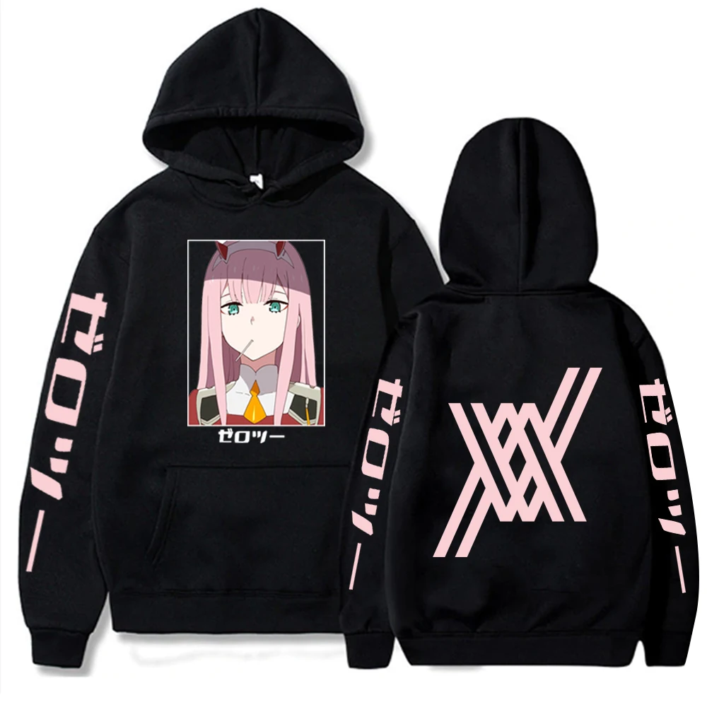 Sudadera capucha de Zero para hombre y mujer, ropa con capucha de Darling In The Franxx, color negro - AliExpress Ropa de hombre