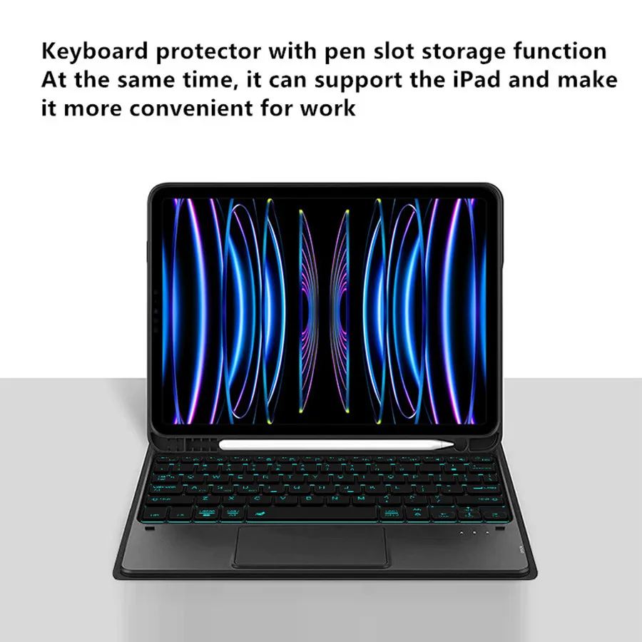 Premium Keyboard Case with Magic Cover Feature