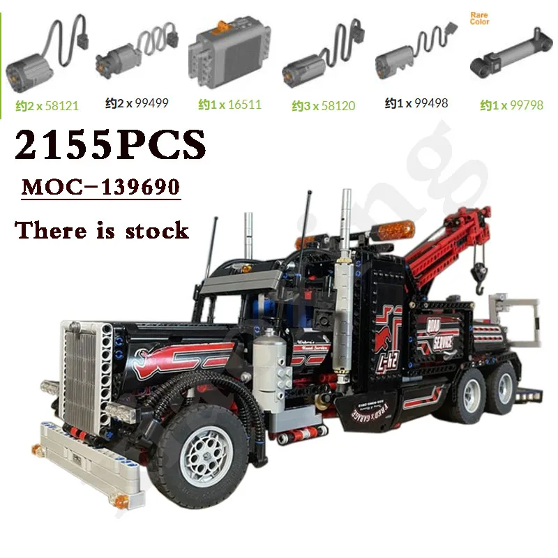 billede Persona Samle 2023 New MOC-139690 Super Truck 2155 Pieces Suitable for 8285 Assembled  Building Blocks Kids Educational Toys DIY Birthday Gifts - AliExpress