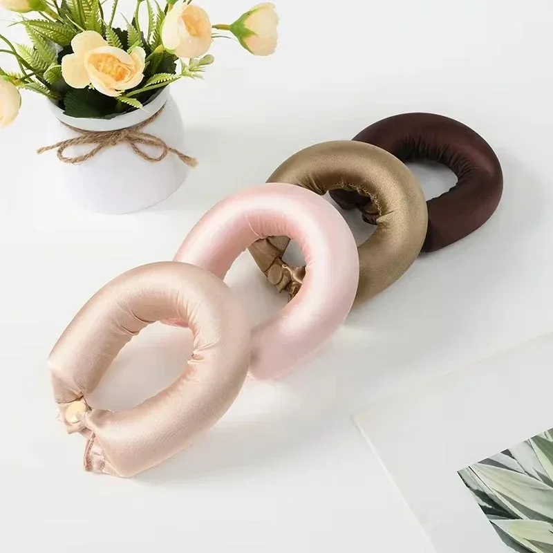 3/4pcs Heatless Hair Curlers Satin Curling Rod Headband No Heat Silk Curls Lazy Hair Rollers Soft Curler In Styling Tools