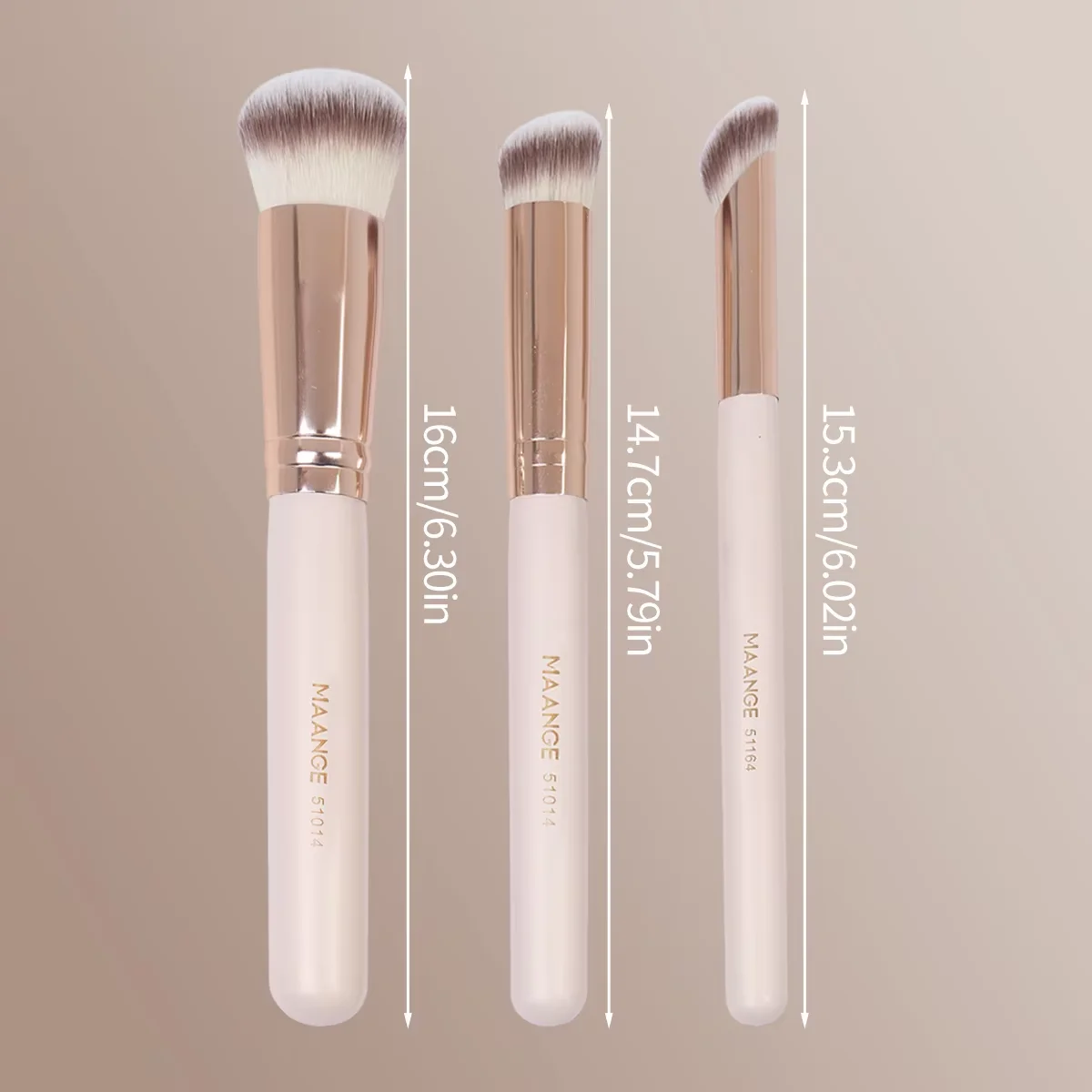 3PCS Makeup Brush Set+2 Triangular Powder Puffs Set Concealer Eyeshadow Special Brush Blending Beauty Professional Tool