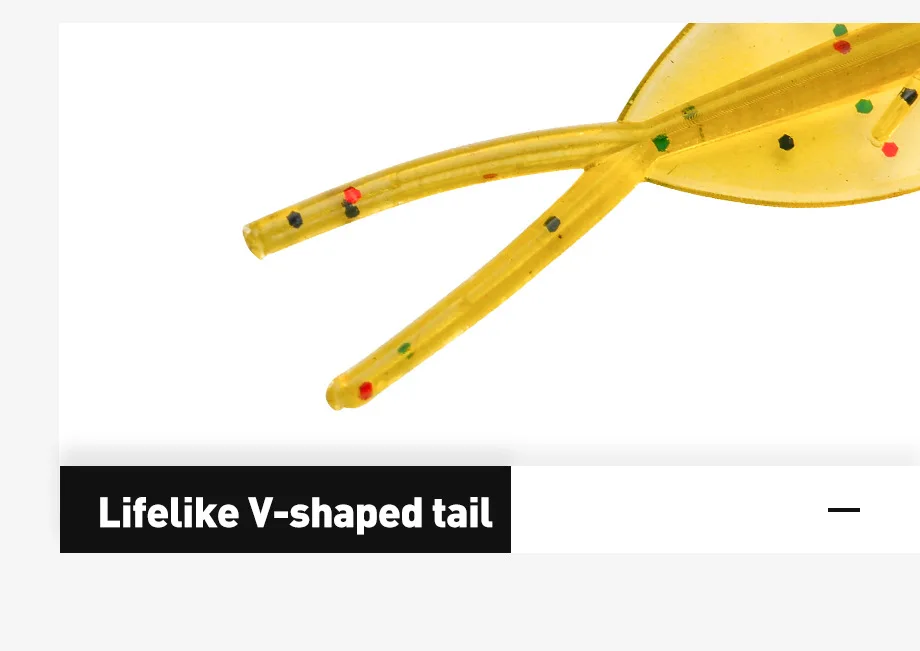5 stücke weiche Forellen köder Silikon köder Wobbler Swimbait Pesca künstliche Wurm köder 75mm 1,3g künstliche Leurre Souple – Detail 9