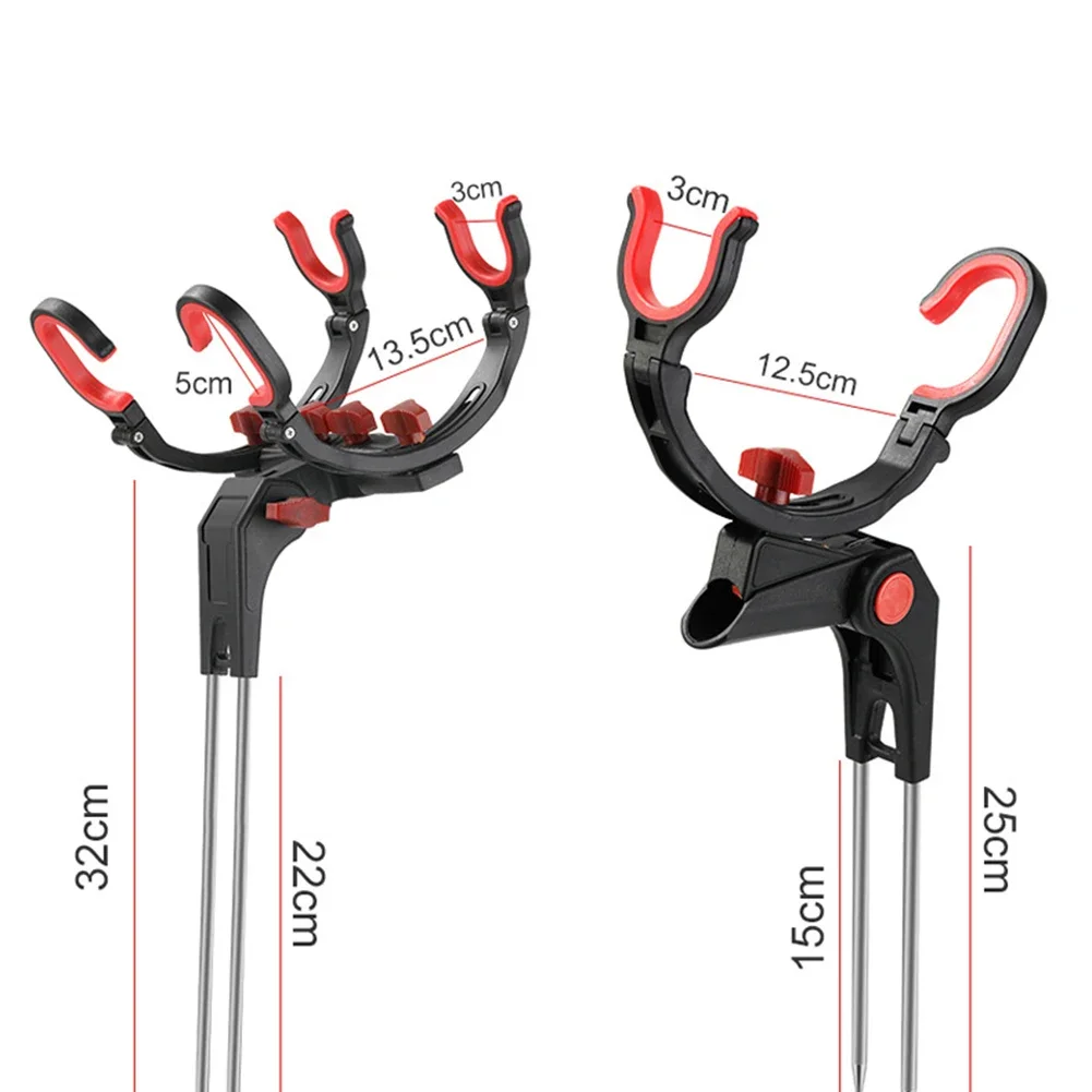 Fishing Fixed Pole Holder Foldable Bracket Sea Lake Fish Rod Support Rack Stand