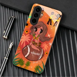 Tropicoqueta Glass Phone Case - Vibrant Tropical Design - Samsung A35 (KHTY00759A)